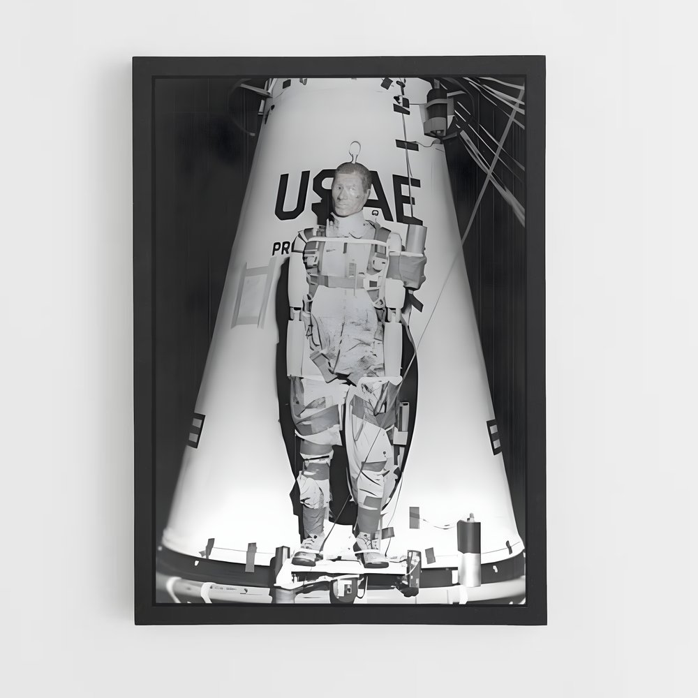 Poster Joe de kittinger – affiche Parachutisme (vue 2)